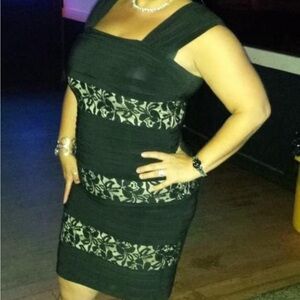 Black cocktail or party dress